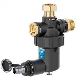 Apkures sistēmas filtrs ar sietiņu un magnētu 3/4"  leņa un vertikāla mont. DIRTMAGMINI Caleffi Apkures sistēmas filtrs ar sietiņu un magnētu 3/4"  leņa un vertikāla mont. DIRTMAGMINI Caleffi